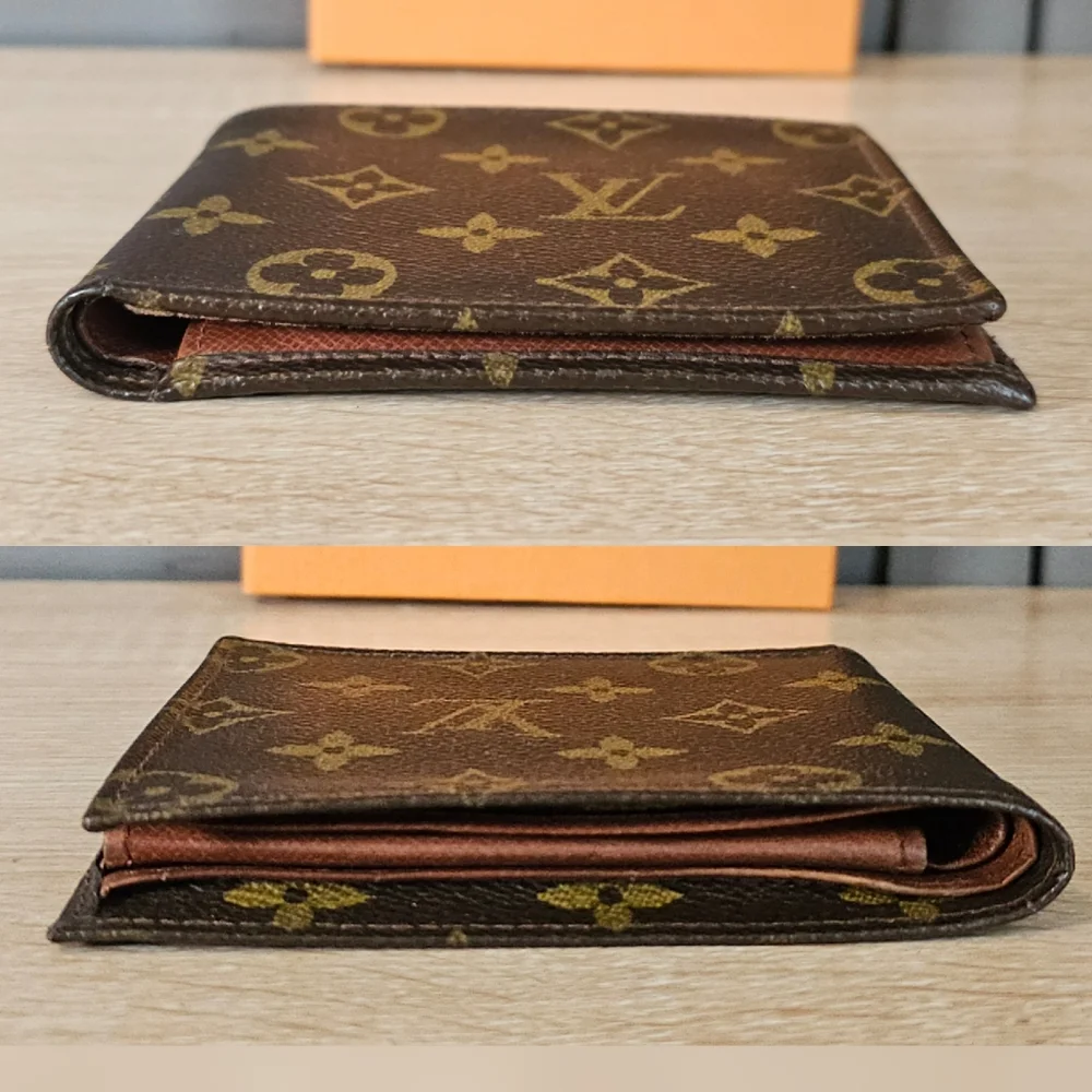 Authentic LOUIS VUITTON Monogram Porte Monet Bifold Vintage Wallet